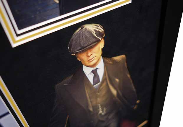 Cillian Murphy Signed photograph Peaky Blinders framed display - Memorabilia Framers Shop
