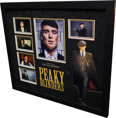 Cillian Murphy Signed photograph Peaky Blinders framed display - Memorabilia Framers Shop