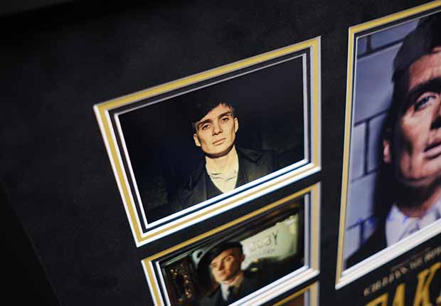 Cillian Murphy Signed photograph Peaky Blinders framed display - Memorabilia Framers Shop