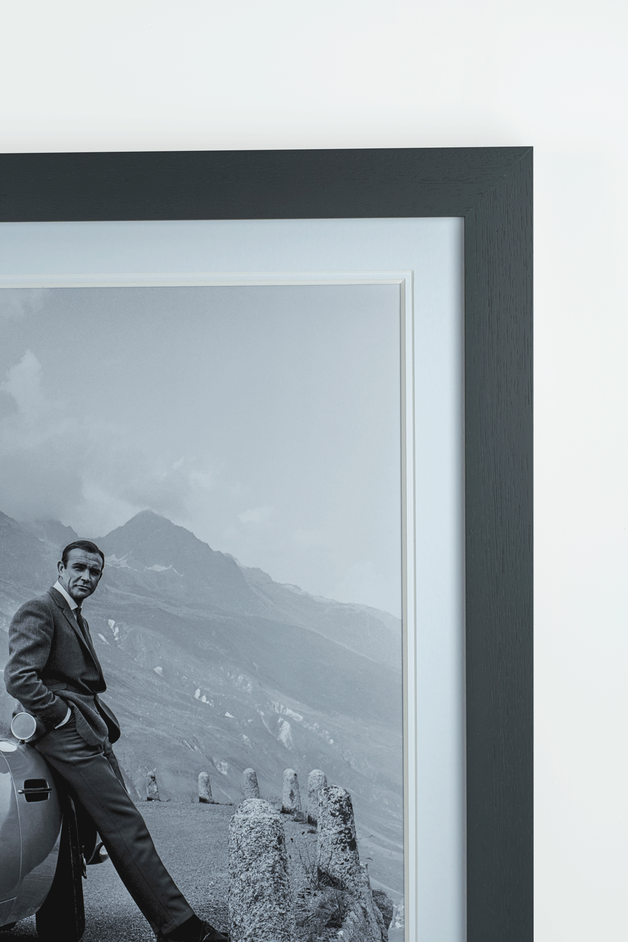 Sean Connery, 007 Signed Whitecard Framed Display