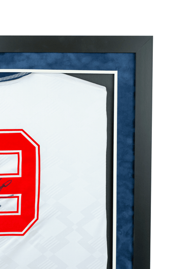 Paul Gascoigne Signed England Shirt Framed Display