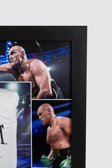 Tyson Fury Signed Glove Framed Display