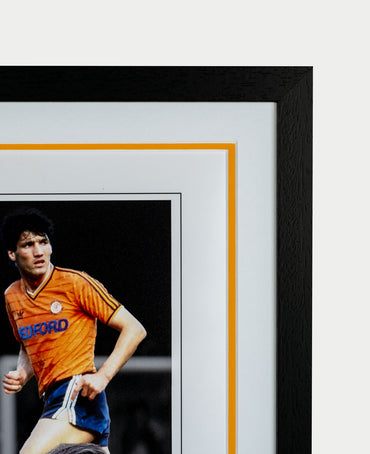 Mick Harford Luton Town FC Signed Photo Framed