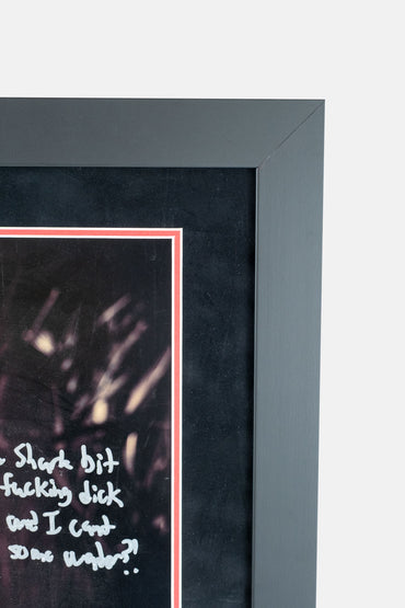 Kick Ass Framed Display Signed by Chirstopher Mintz Plasse