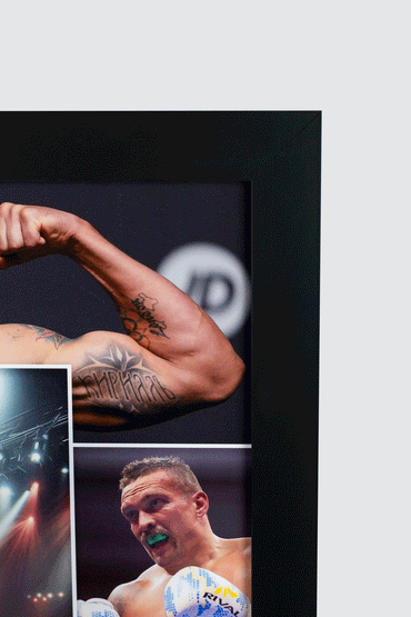 Usyk Signed Glove Framed Display