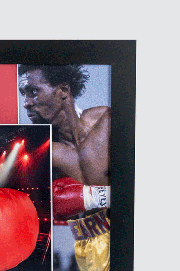 Thomas Hearns Signed Glove Framed Display