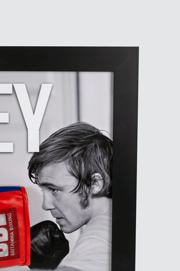 John H. Stracey Signed Glove Framed Display