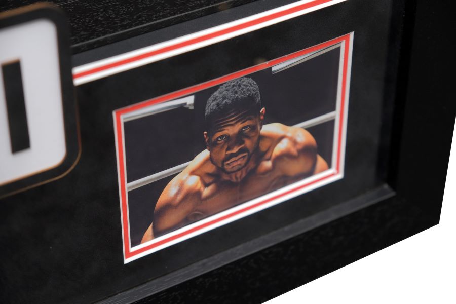 Creed III Signed Boxing Glove Display Signed by Michael B Jordan and Jonathon Majors - Memorabilia Framers Shop
