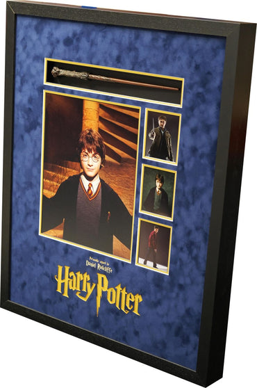 Daniel Radcliffe Signed Harry Potter 12x16 Photograph Framed Display With Wand - Memorabilia Framers Shop