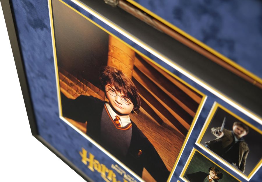 Daniel Radcliffe Signed Harry Potter 12x16 Photograph Framed Display With Wand - Memorabilia Framers Shop
