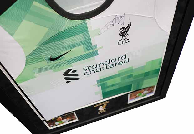 Darwen Núñez signed shirt Liverpool F.C. (away shirt) - Memorabilia Framers Shop