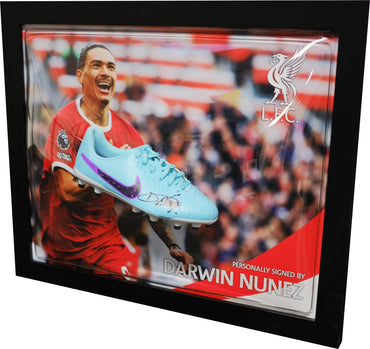 Darwin Núñez signed boot Liverpool F.C. - Memorabilia Framers Shop