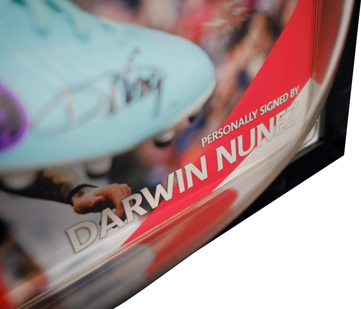 Darwin Núñez signed boot Liverpool F.C. - Memorabilia Framers Shop