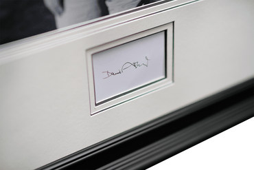 David Attenborough Signed Photograph Display - Memorabilia Framers Shop