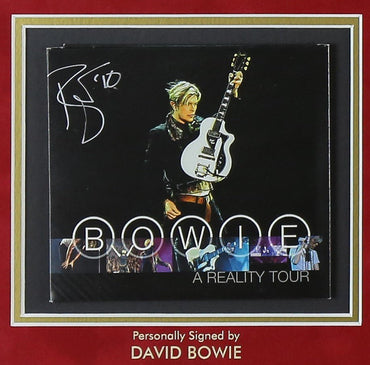 David Bowie Signed CD Cover Framed Display - Memorabilia Framers Shop