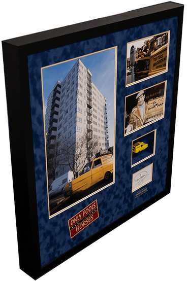 David Jason Reliant Robin Signed Photograph Display - Memorabilia Framers Shop