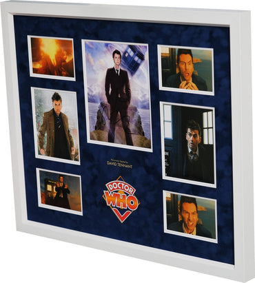 David Tennant, Doctor Who Signed Whitecard Framed Display - Memorabilia Framers Shop