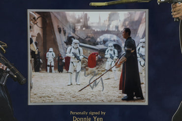 Donnie Yen, Star Wars Rogue One Signed 12x16 Photograph Framed Display - Memorabilia Framers Shop