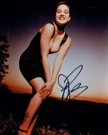 Drew Barrymore Signed Photograph Display - Memorabilia Framers Shop