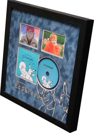 Ed Sheeran Signed CD Celestial Framed Display - Memorabilia Framers Shop
