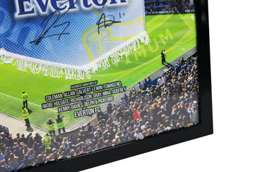 Everton Signed Pennant Framed Display - Memorabilia Framers Shop