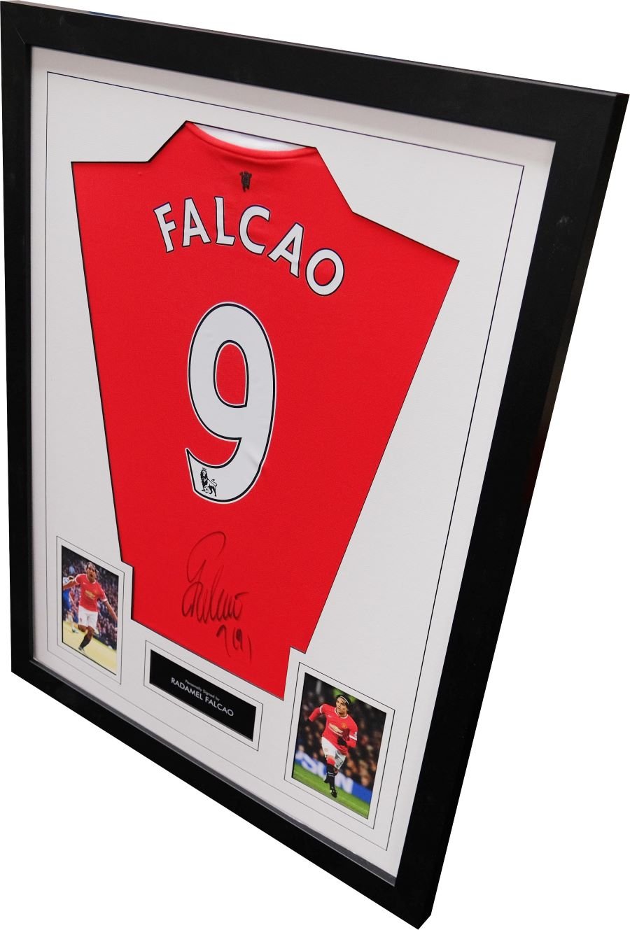 Falcao Signed Man United Football Shirt - Memorabilia Framers Shop