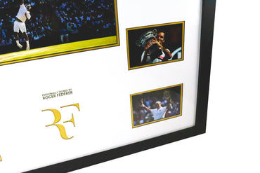 Roger Federer Signed Photograph Display