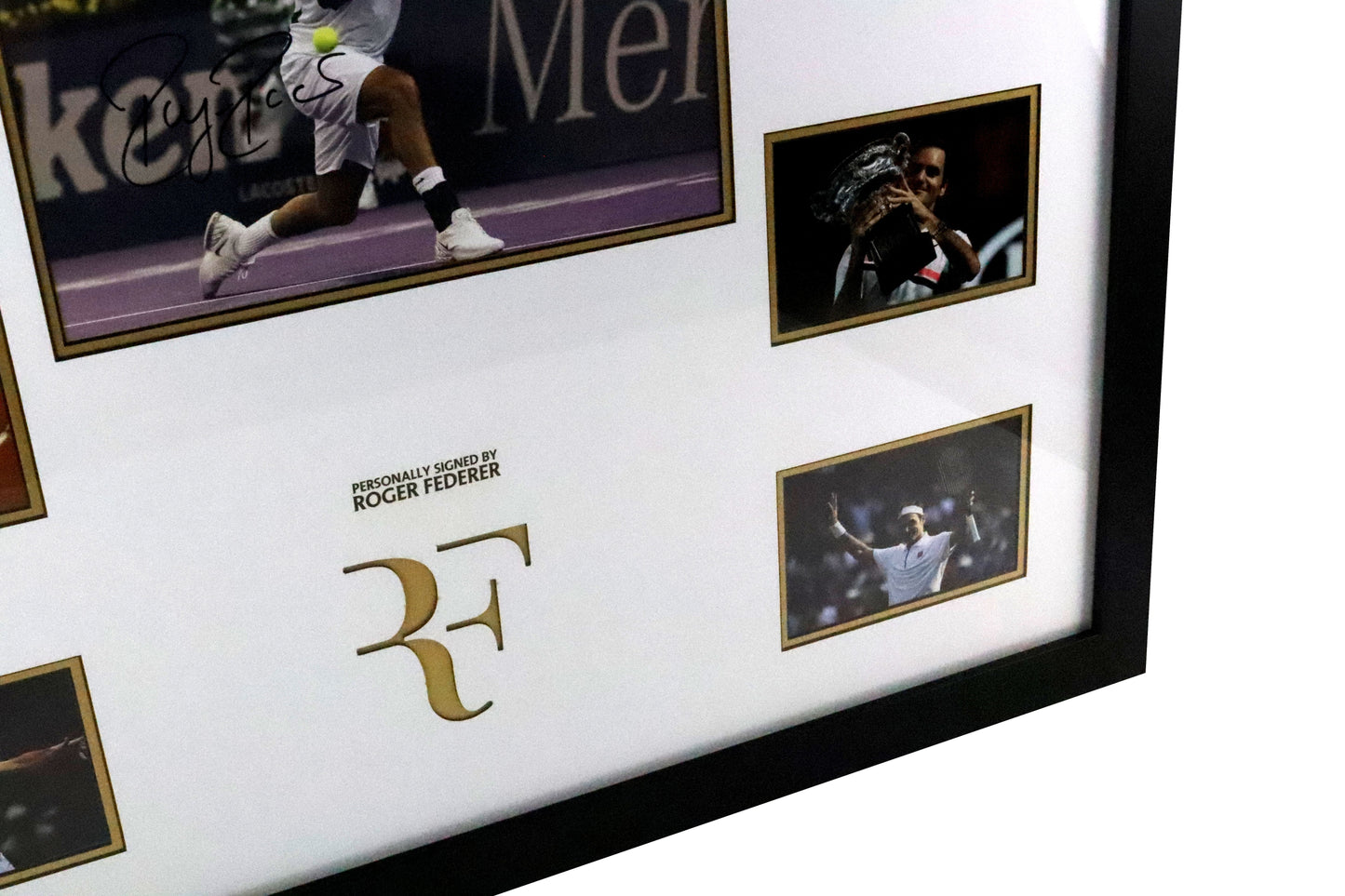 Roger Federer Signed Photo Display