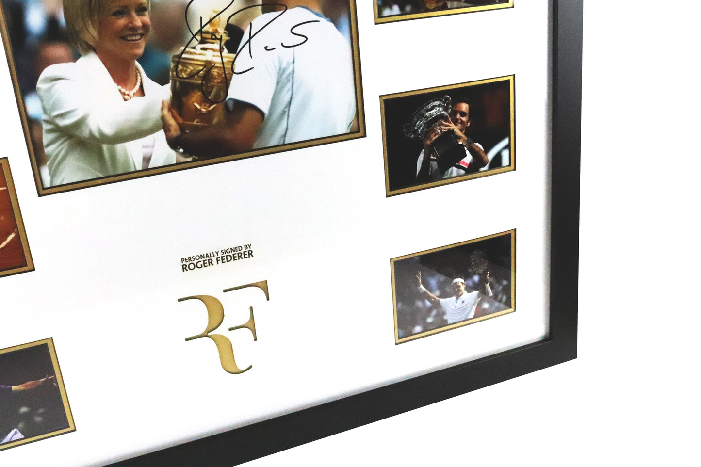 Roger Federer Signed Photo Display