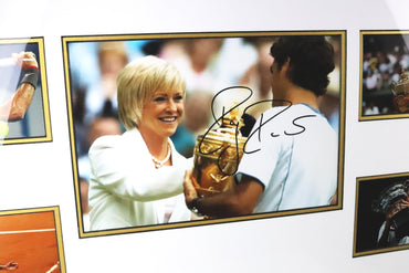 Roger Federer Signed Photo Display