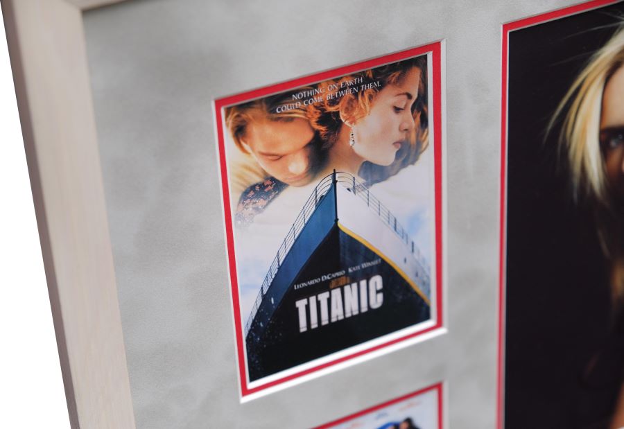 Filmography Photograph Framed Signed by Kate Winslet - Memorabilia Framers Shop