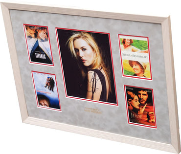 Filmography Photograph Framed Signed by Kate Winslet - Memorabilia Framers Shop