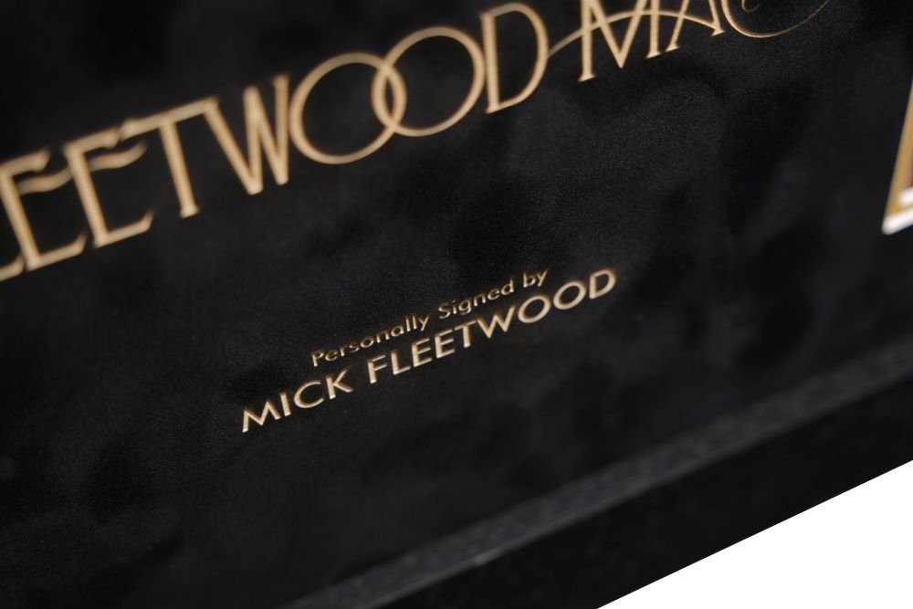 Fleetwood Mac Signed Mick Fleetwood Photo With Vinyl Framed Display - Memorabilia Framers Shop