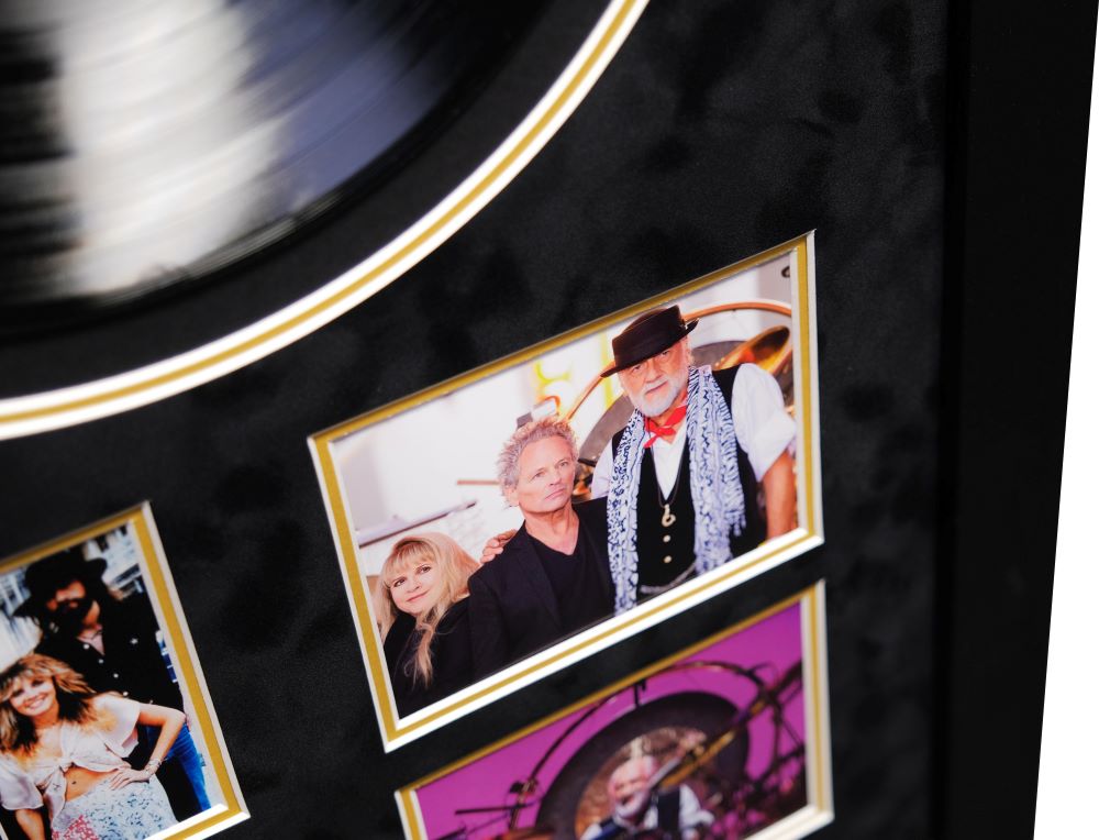 Fleetwood Mac Signed Mick Fleetwood Photo With Vinyl Framed Display - Memorabilia Framers Shop