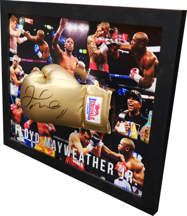 Floyd Mayweather JR. signed Glove - Memorabilia Framers Shop