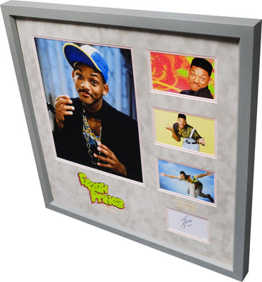 Fresh Prince Of Bel-Air signed white card by Will Smith - Memorabilia Framers Shop