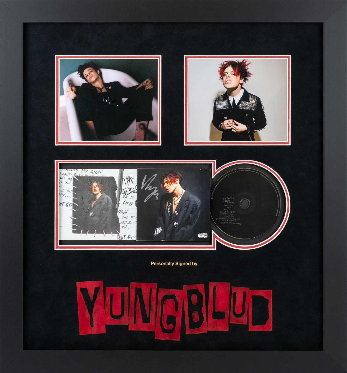Yungblud Signed 'YUNGBLUD' CD Display