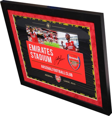 Gabriel Jesus Signed Roadsign Framed Display - Memorabilia Framers Shop