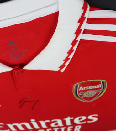 Gabriel Martinelli signed Arsenal shirt - Memorabilia Framers Shop