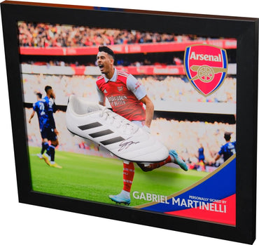 Gabriel Martinelli Signed Boot Framed Display - Memorabilia Framers Shop