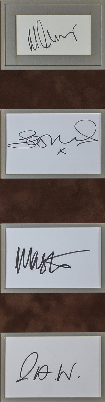 Game of Thrones Cast Signed White card Framed Display - Memorabilia Framers Shop