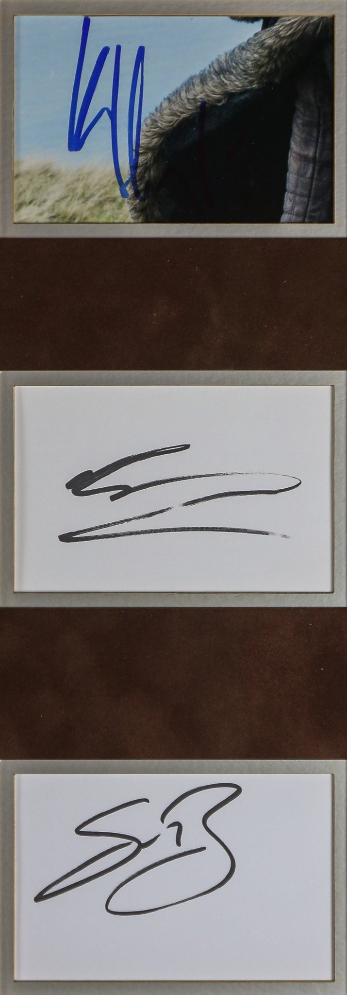 Game of Thrones Cast Signed White card Framed Display - Memorabilia Framers Shop