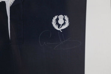 Gavin Hastings Signed Shirt Framed Display - Memorabilia Framers Shop