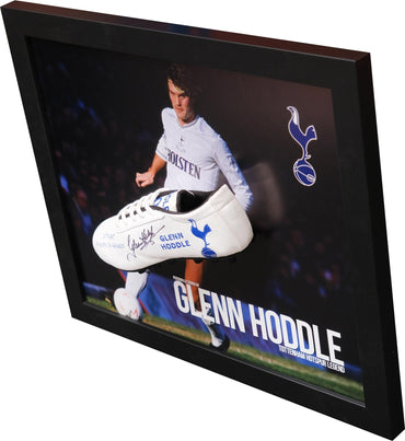 Glenn Hoddle Signed Spurs Boot Display - Memorabilia Framers Shop