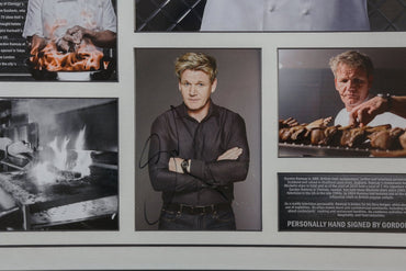 Gordan Ramsay Signed 6x8 Photograph Display - Memorabilia Framers Shop