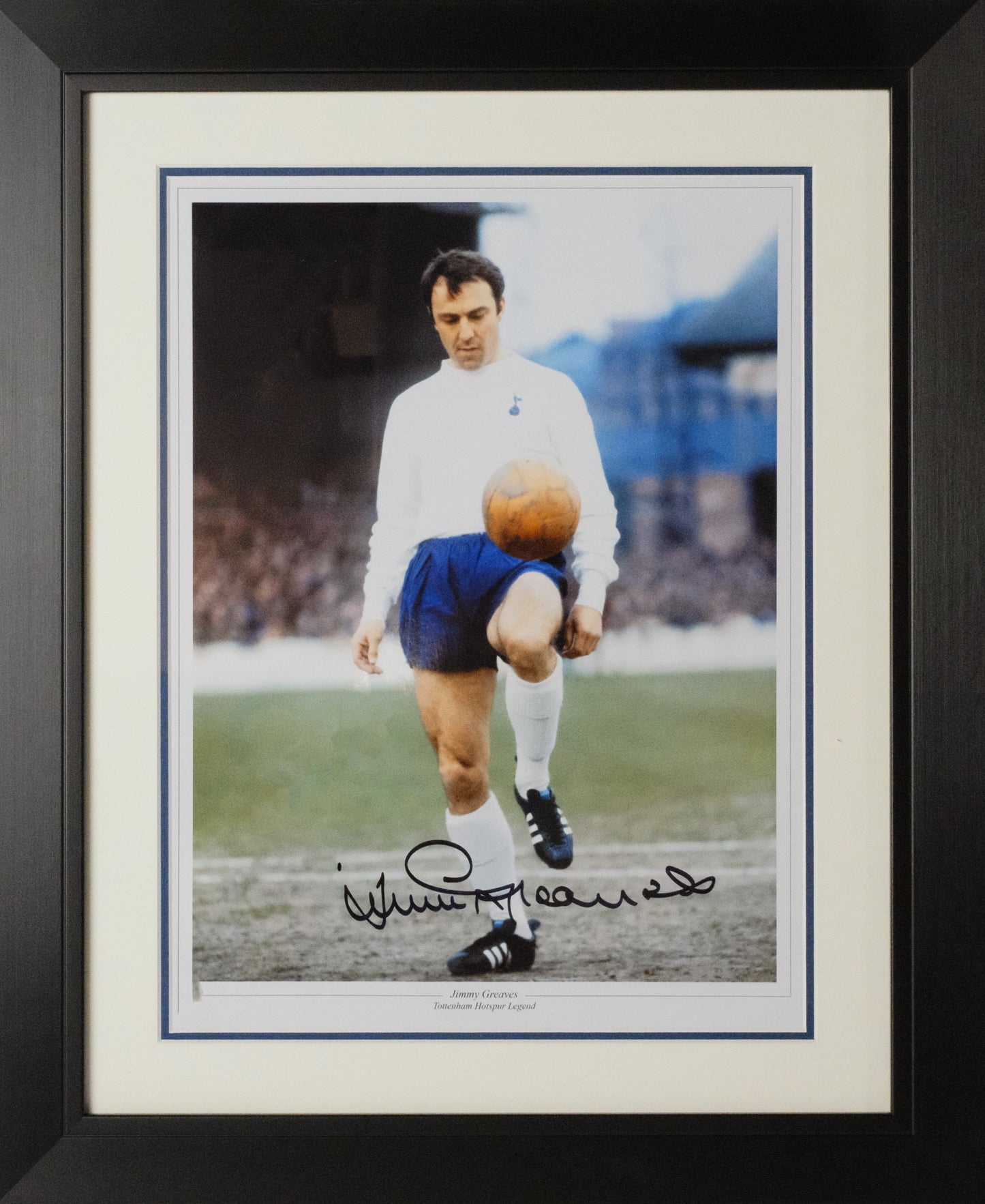 Jimmy Greaves Signed Photograph Framed Display