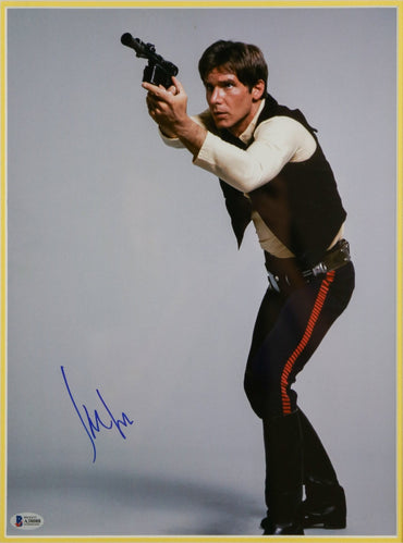 Harrison Ford, Star Wars Signed 12x16 Photograph Framed Display - Memorabilia Framers Shop