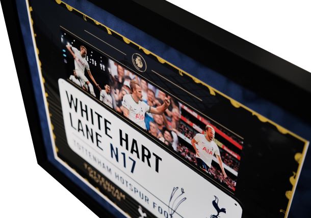 Harry Kane Signed Roadsign Framed Display - Memorabilia Framers Shop