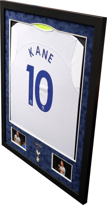 Harry Kane Signed Shirt Framed Display - Memorabilia Framers Shop