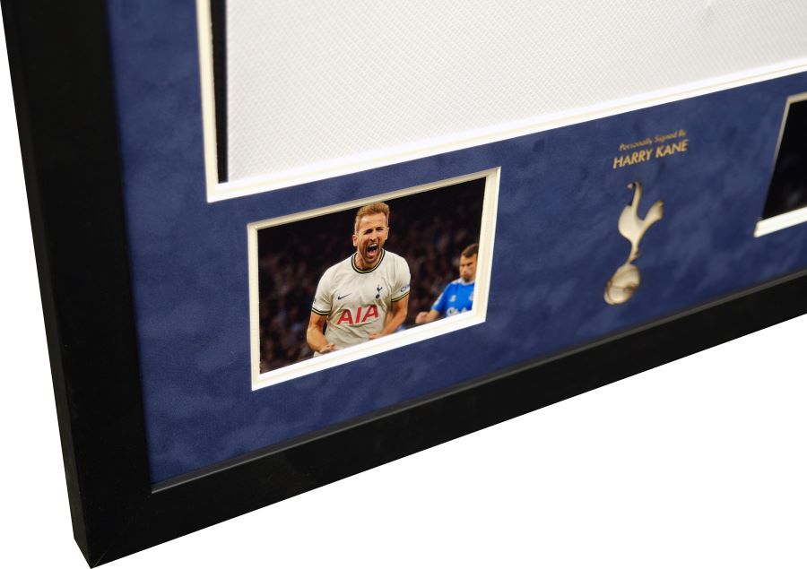 Harry Kane Spurs Signed Shirt Framed Display - Memorabilia Framers Shop